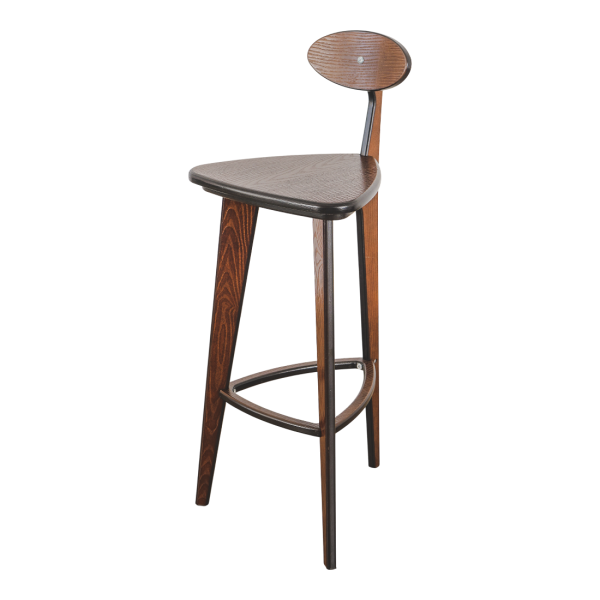 Барный стул 3 прямые ноги 